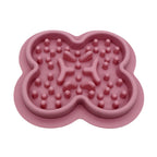 Flower-Shaped Slow Feeder Dog Bowl