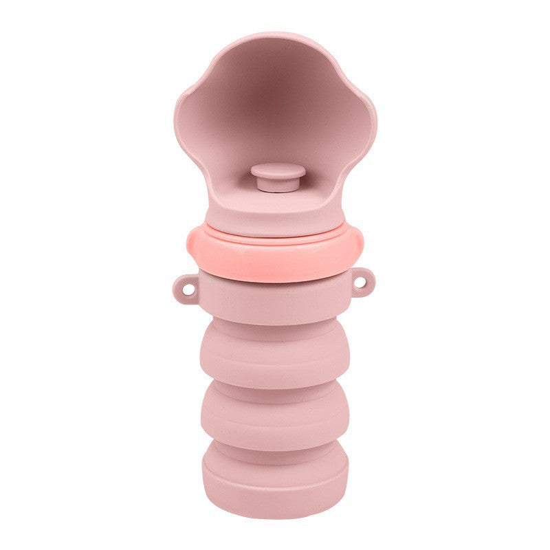 Collapsible Portable Dog Water Bottle with Drinking Cup