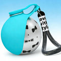 Portable Pet Travel Bowl with Cover & Carry Strap