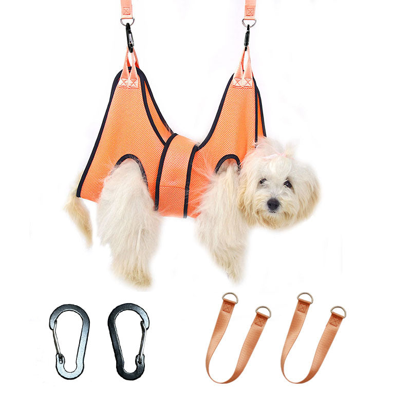 Breathable Cat Grooming Hammock Restraint for Nail Trimming & Care