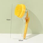 Soft Silicone Pet Bath & Massage Brush for Cats & Dogs