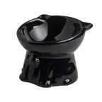 Raised Cat-Shaped Pet Food Bowl