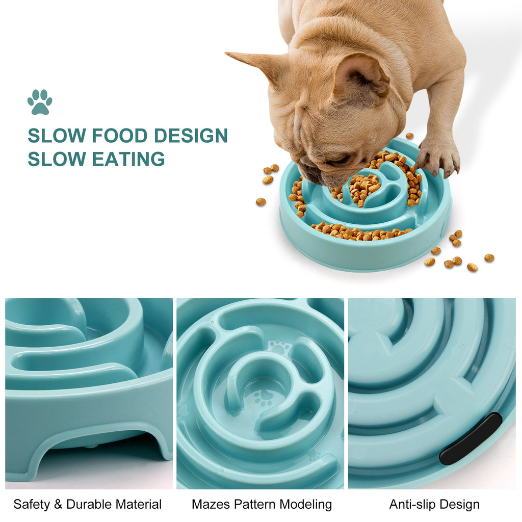 Spiral Maze Slow Feeder Dog Bowl